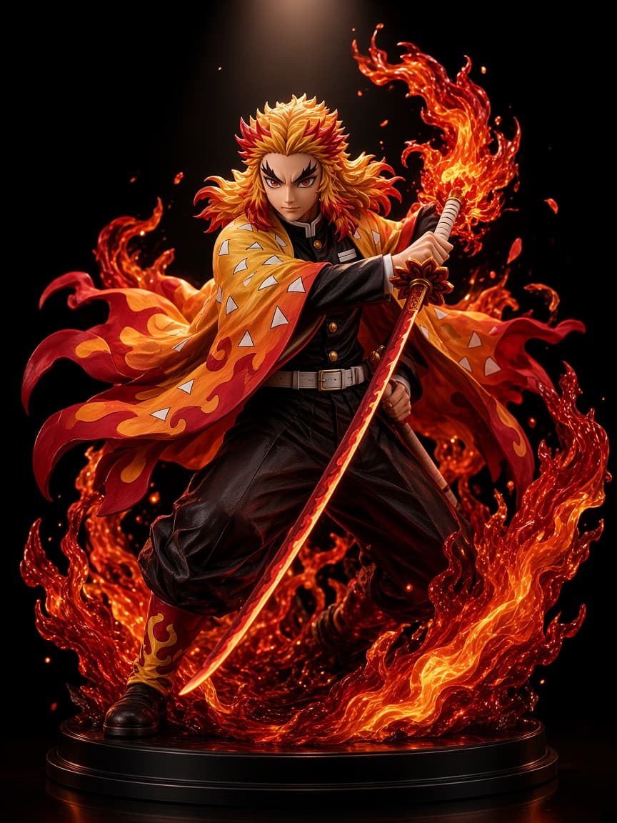 Kyojuro Rengoku Flame Action Figure