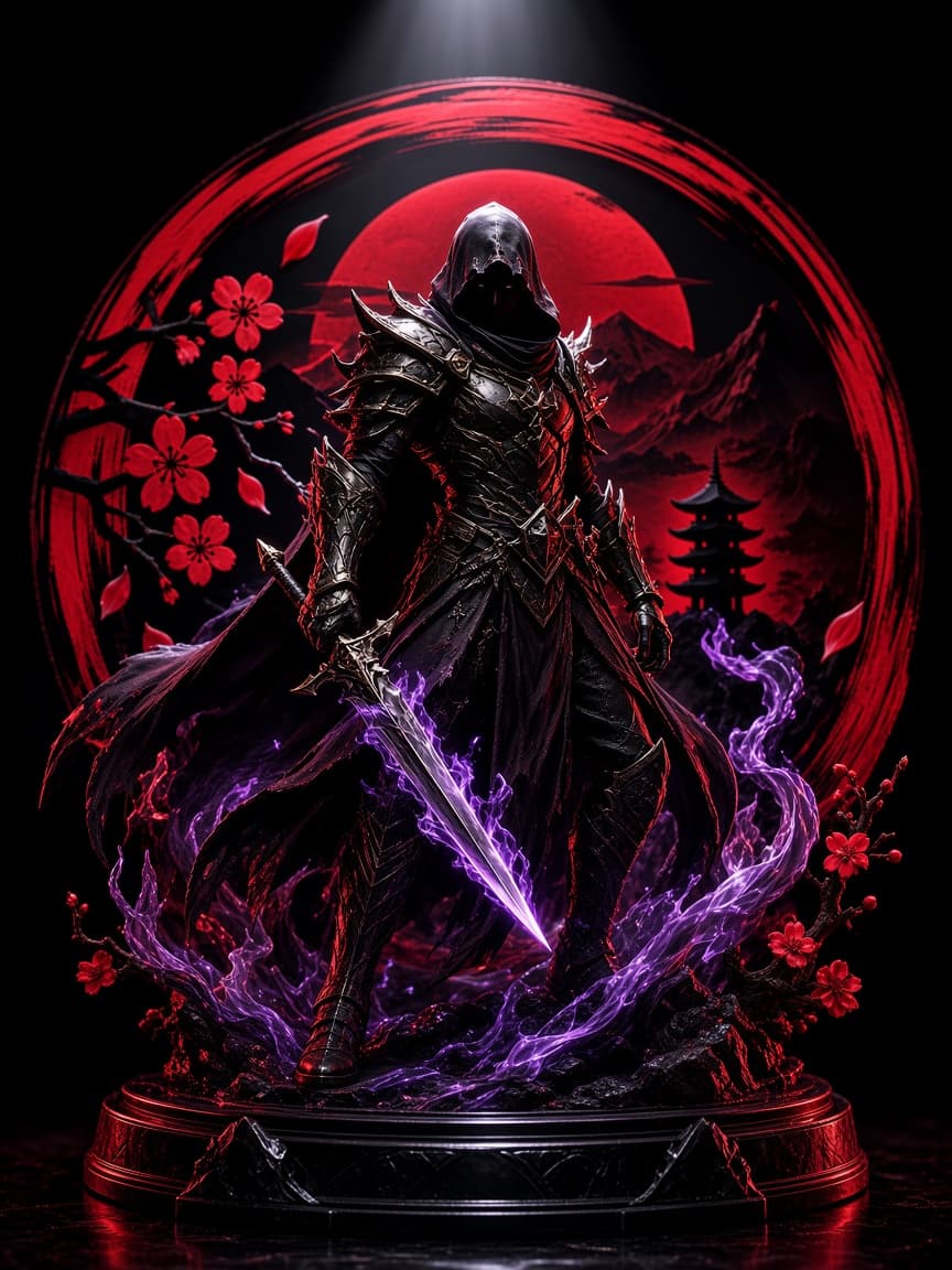 Sung Jin-Woo – Shadow Monarch Awakening Figure (Solo Leveling)