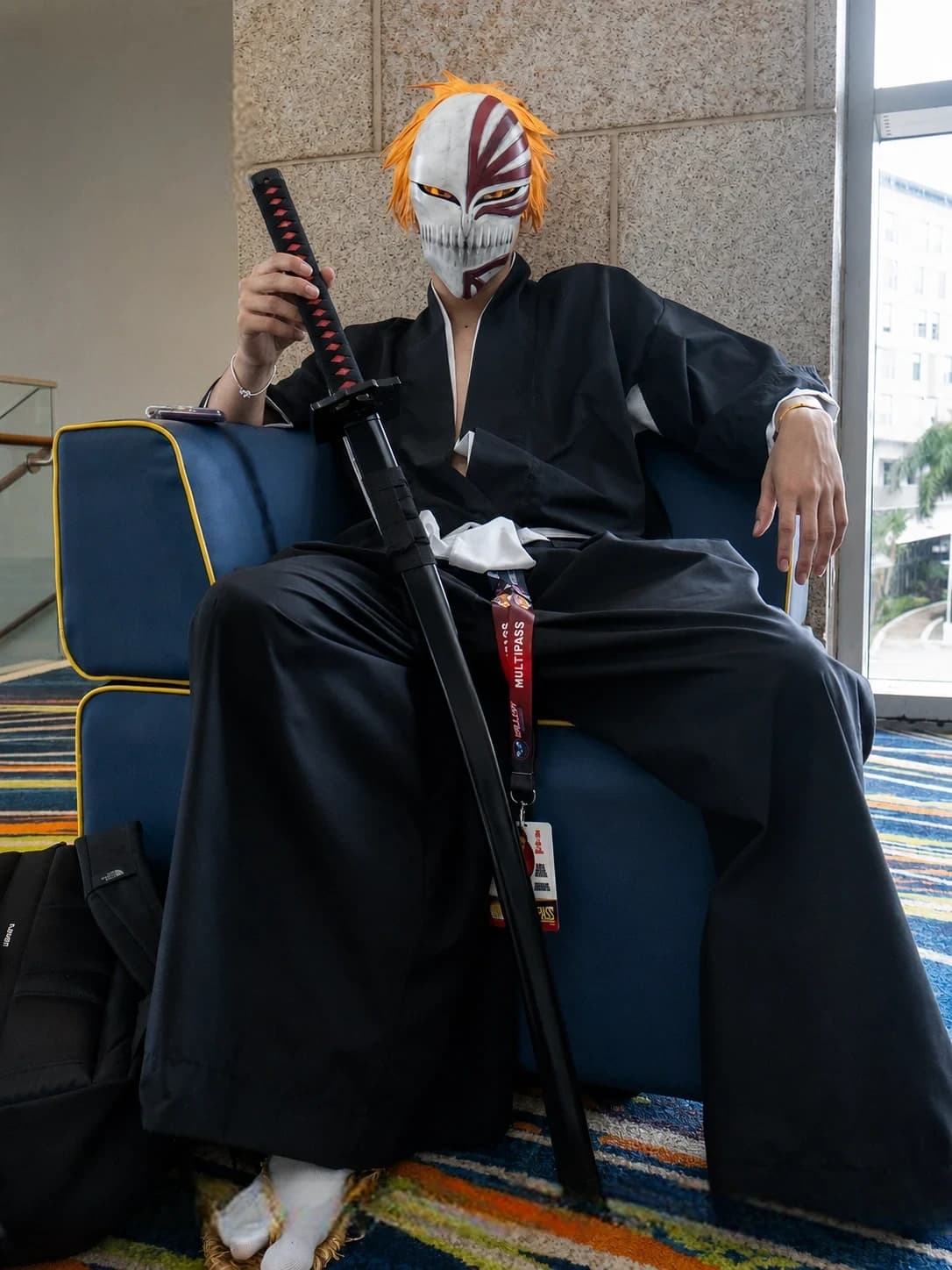 Bleach Bankai LED Wooden Katana – Red Glowing Anime Sword Replica