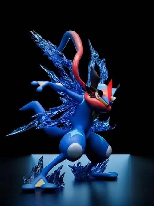 Greninja Premium PVC Action Figure Statue – Dynamic Water Effect Collectible