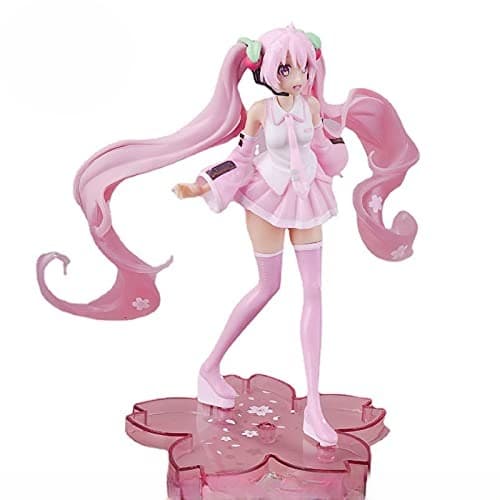 Hatsune Miku Japanese Anime Figure Cherry Blossoms Action Figure 18cm