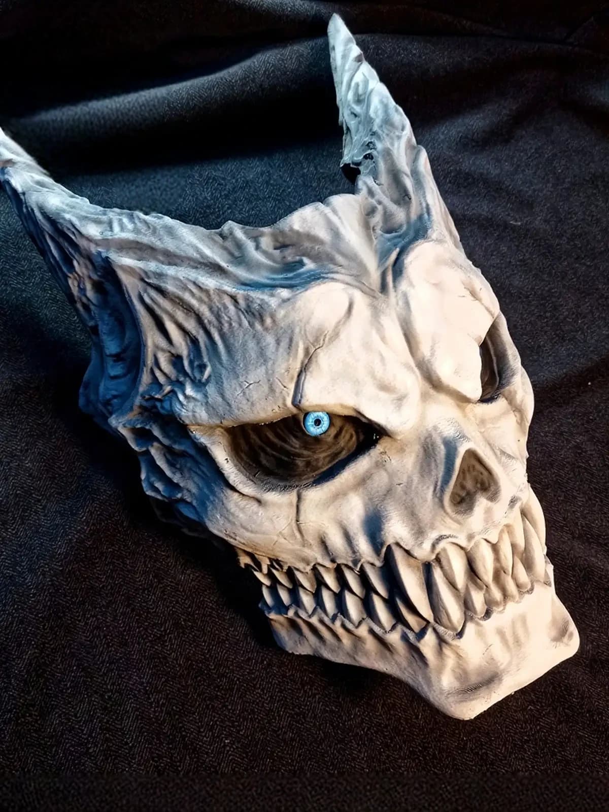 Kaiju No. 8 Horned Skull Mask (Anime-Inspired Headpiece)