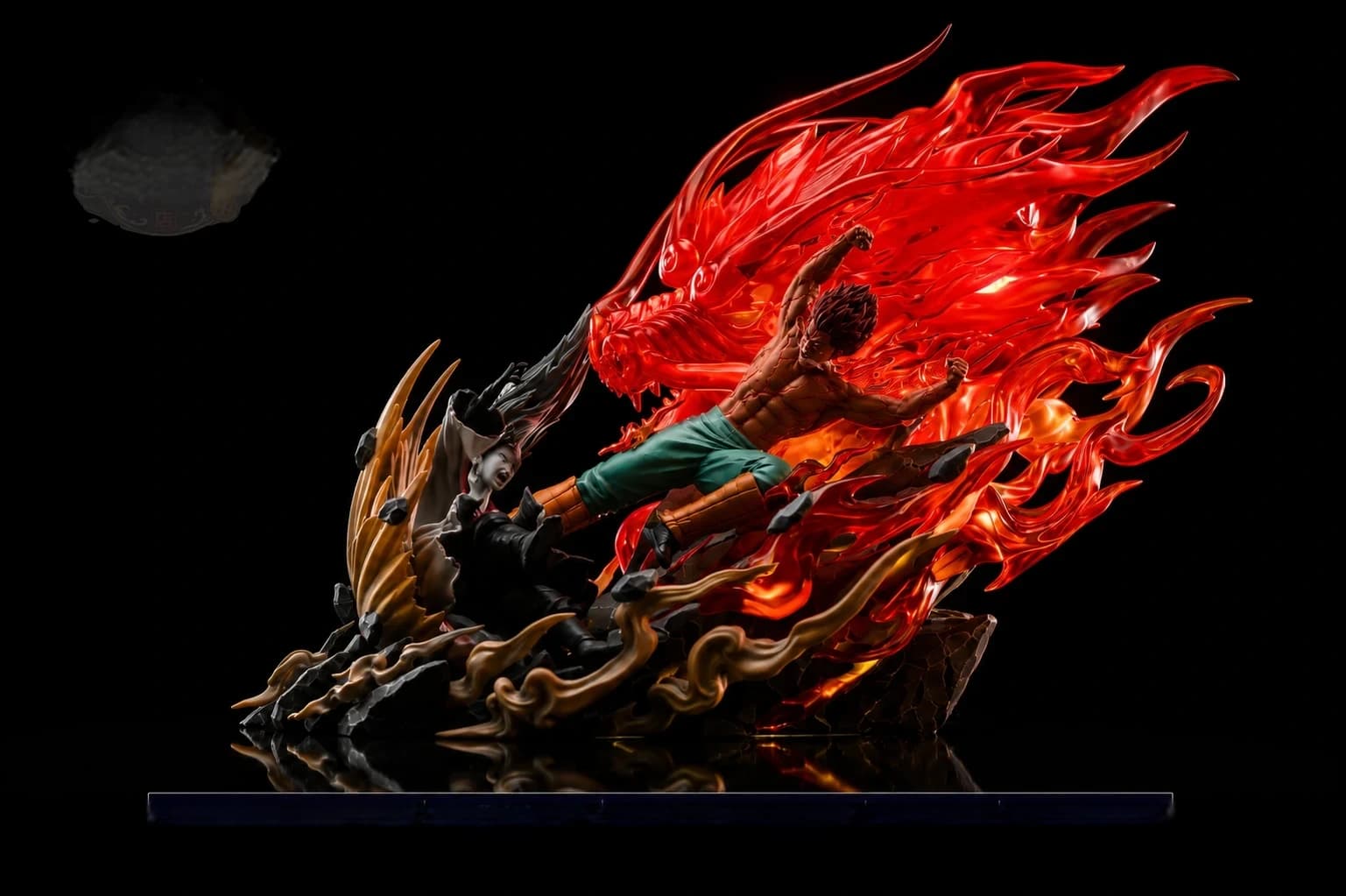 Might guy vs Madara LED statue