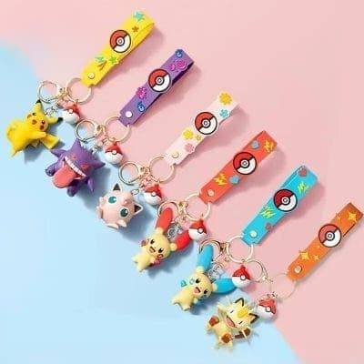 Pokemon Silicone Keychain