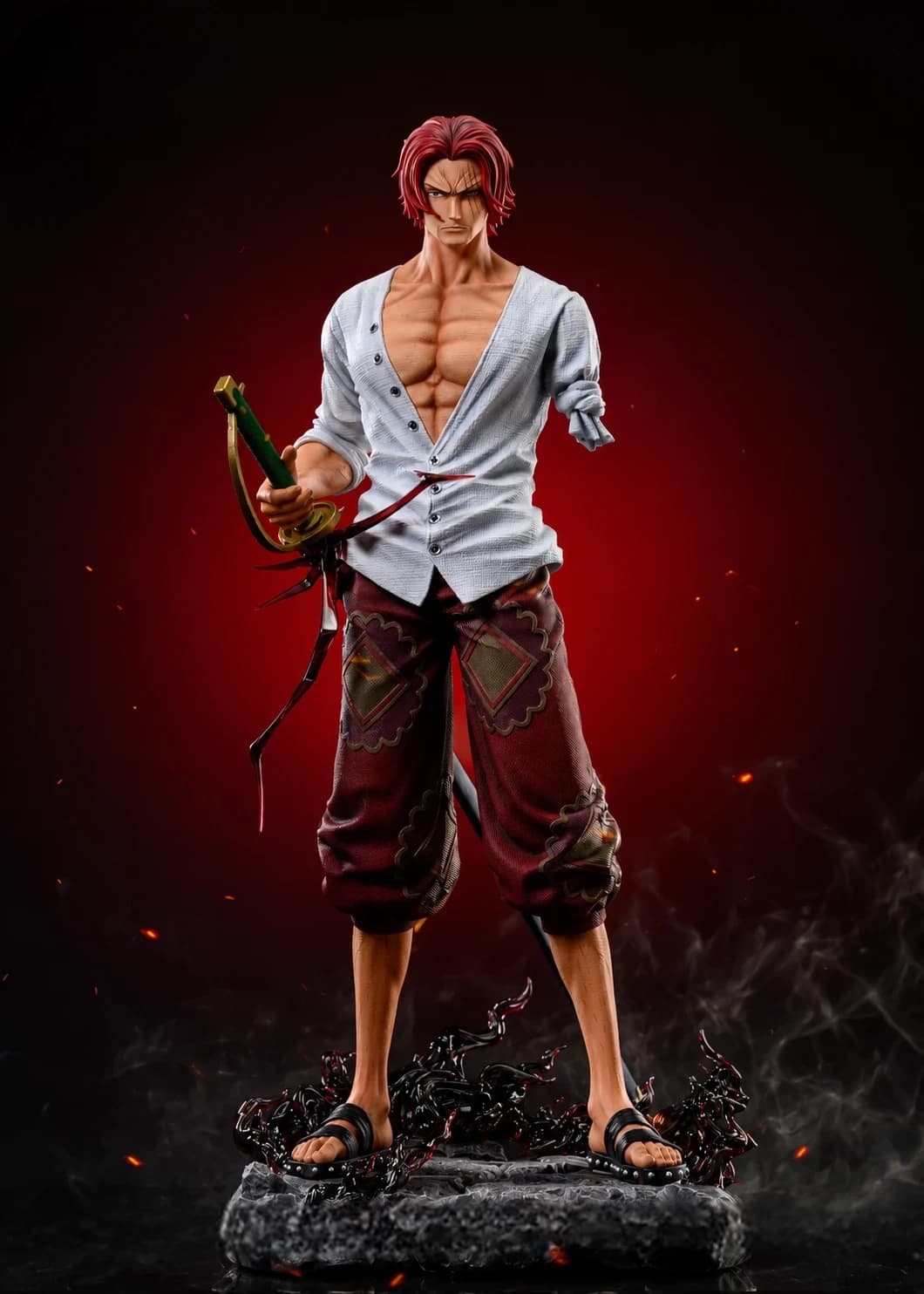 Red Hair Shanks 70cm Premium Anime Statue