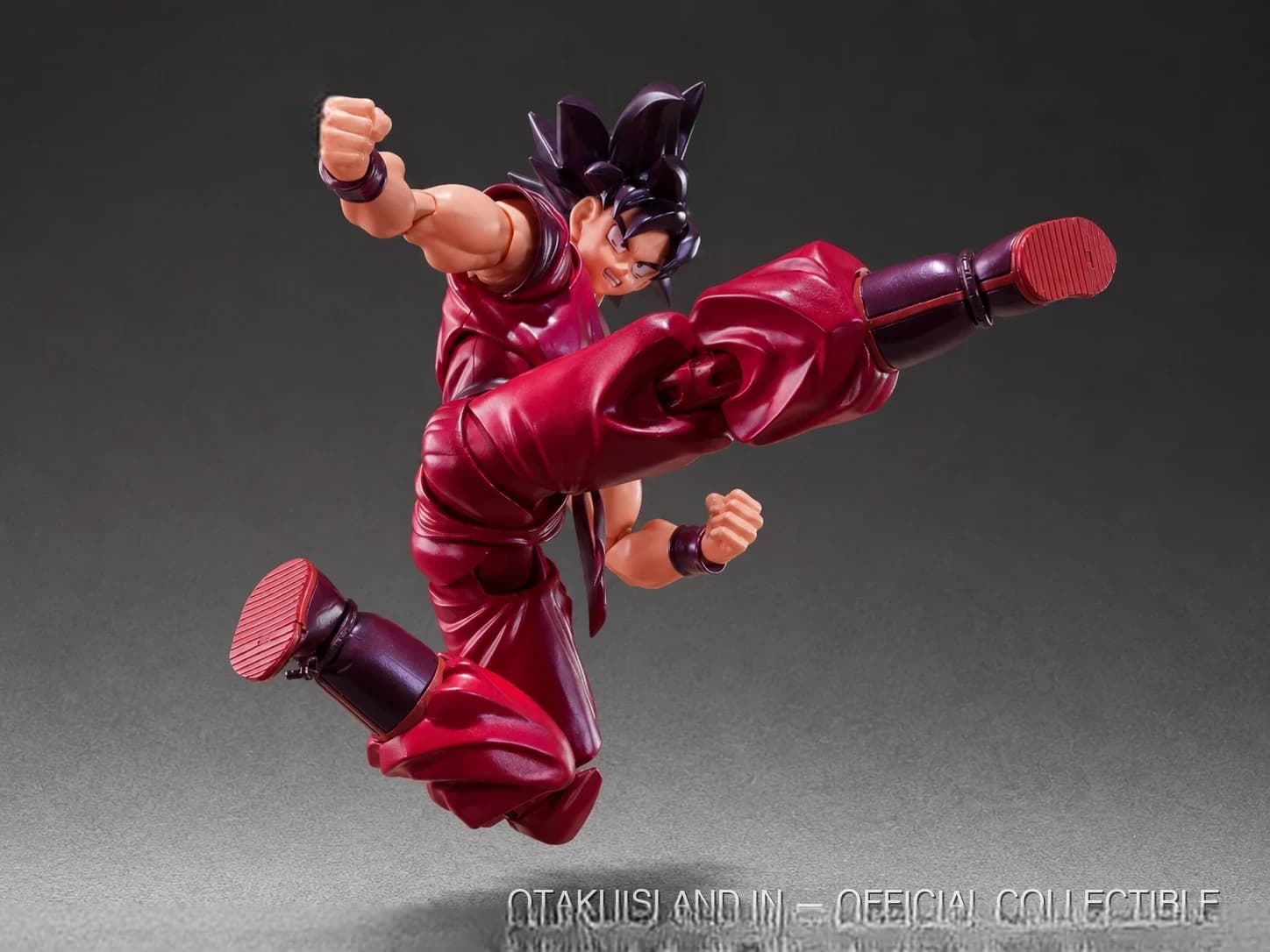 Dragon Ball Z Goku Kaioken Action Figure – Articulated 15 cm Collectible with Interchangeable Faces & Hands